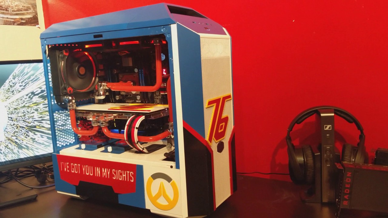 PC CASE MOD | Soldier 76 Update - YouTube