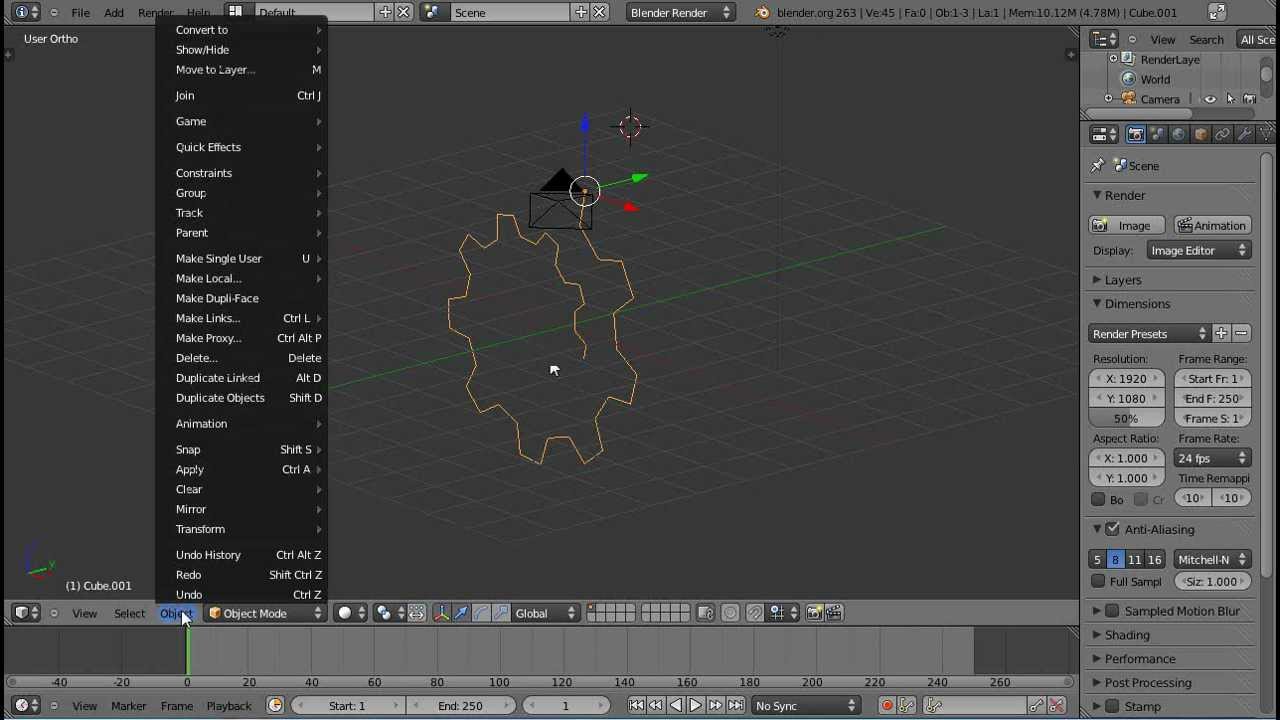 Victor wood Affect Blender 2.6 Tutorial - Tracing out 3D Objects from an Images - YouTube