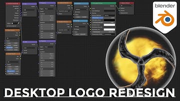 Desktop Logo Redesign In Blender 2.9 [Original content;)]