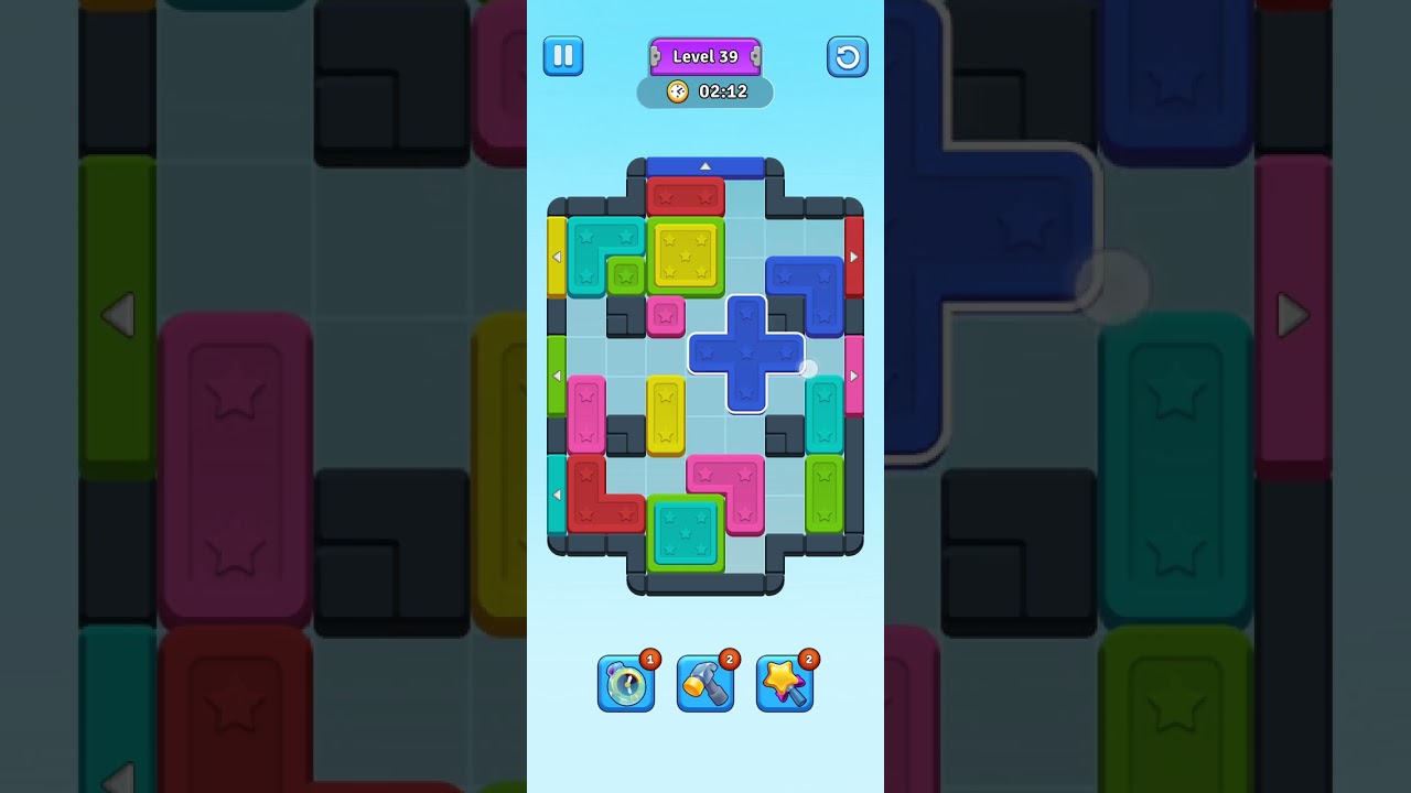 color block out level 39 walkthrough solution