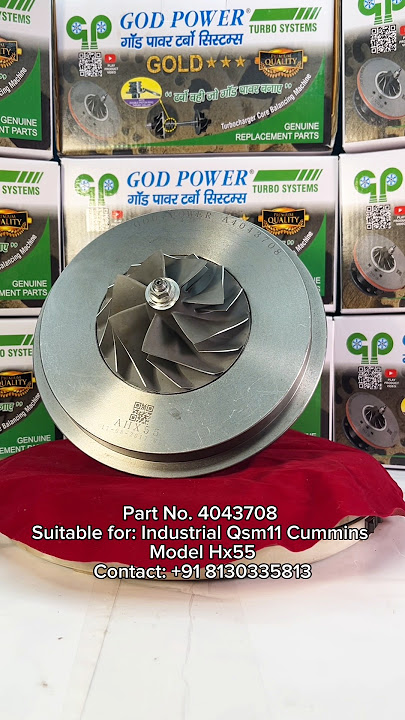 Part No. 4043708 Suitable for: Industrial Qsm11 Cummins Model Hx55 #turbocharger