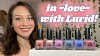 OBSESSED with Lurid Lacquer!! 🤩 My Indie Haul [Part 2] Swatches, Comparisons + Review!