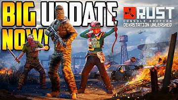 BIGGEST UPDATE YET! (Tech Tree, 3km Maps, New Building Blocks) | RUST CONSOLE EDITON PS5