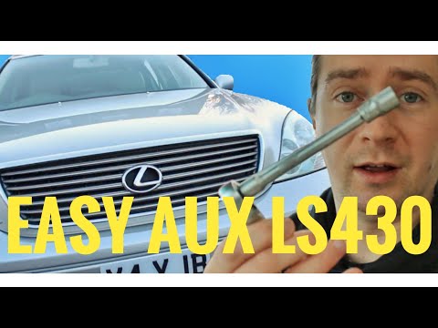 Easy AUX cable mod | Lexus LS430 |