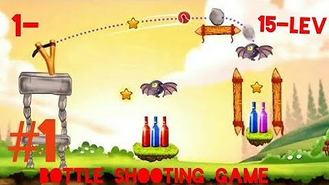 Bottle Shooting Game 2-Gameplay walkthrough-1-15 Levels Android & ios