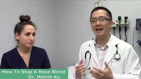 How To Stop A Nose Bleed