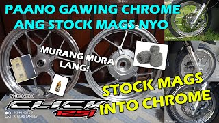 DIY CHROME MAGS HONDA CLICK 125i/150i | TUTORIALS (TAGALOG)