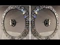 Glam Wall Clock!|Wall Decor with Mirrors and Gems| End of Year Giveaway!!!!!!!