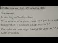 Charles Law #Chemistry #Physics #Mdcat #Neet #Mcat