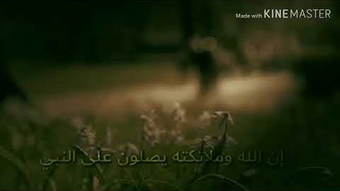 تلاوة عذبة / الشيخ اسامة ياسين  ( ان الله وملائكته يصلون ..)