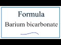 Ionic Compounds and Barium Chemistry