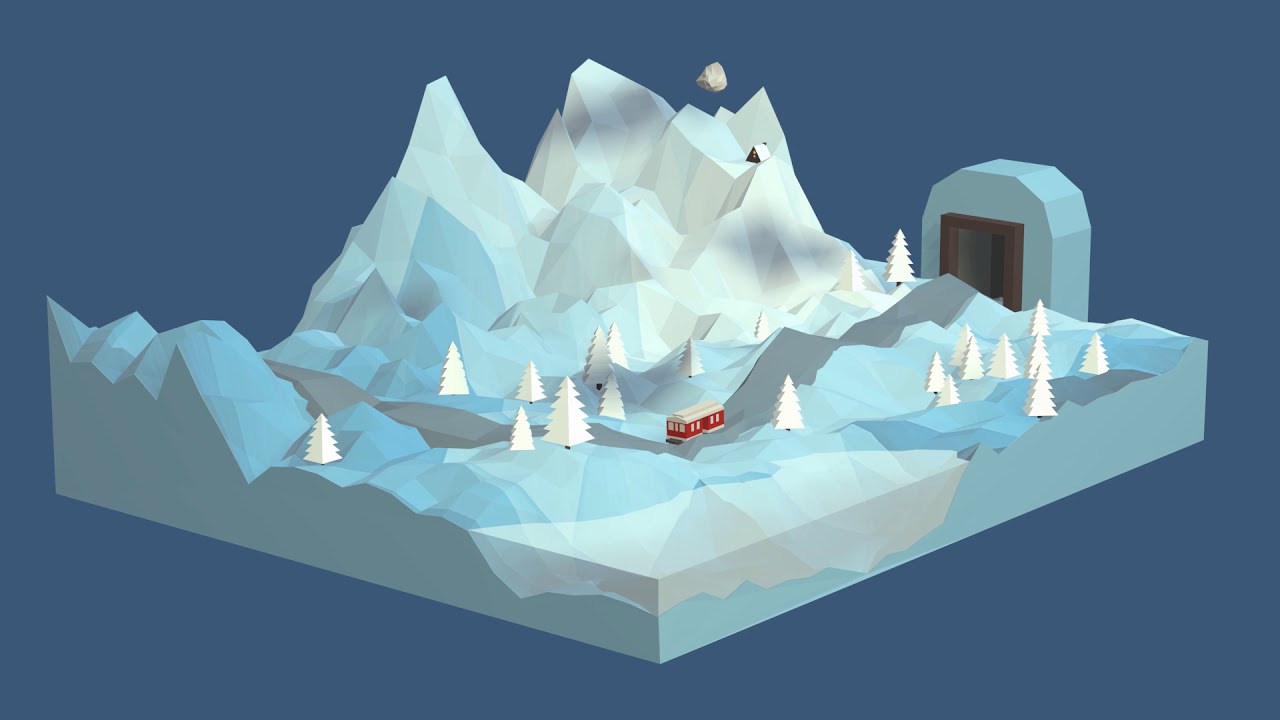 3D Lowpoly Simple Animation Test - YouTube