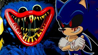 HUGGY WUGGY VS EXE!! Sonic.EXE Plays Poppy's Playtime [SPOOPY MONTH]