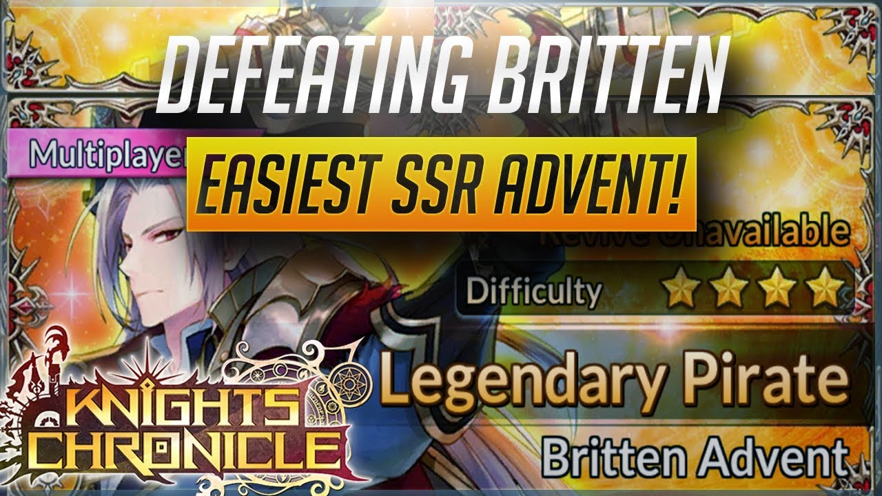 Defeating Britten - Boss Mechanics/Walkthrough - The Easiest SSR Advent Dungeon! [Knights Chronicle]