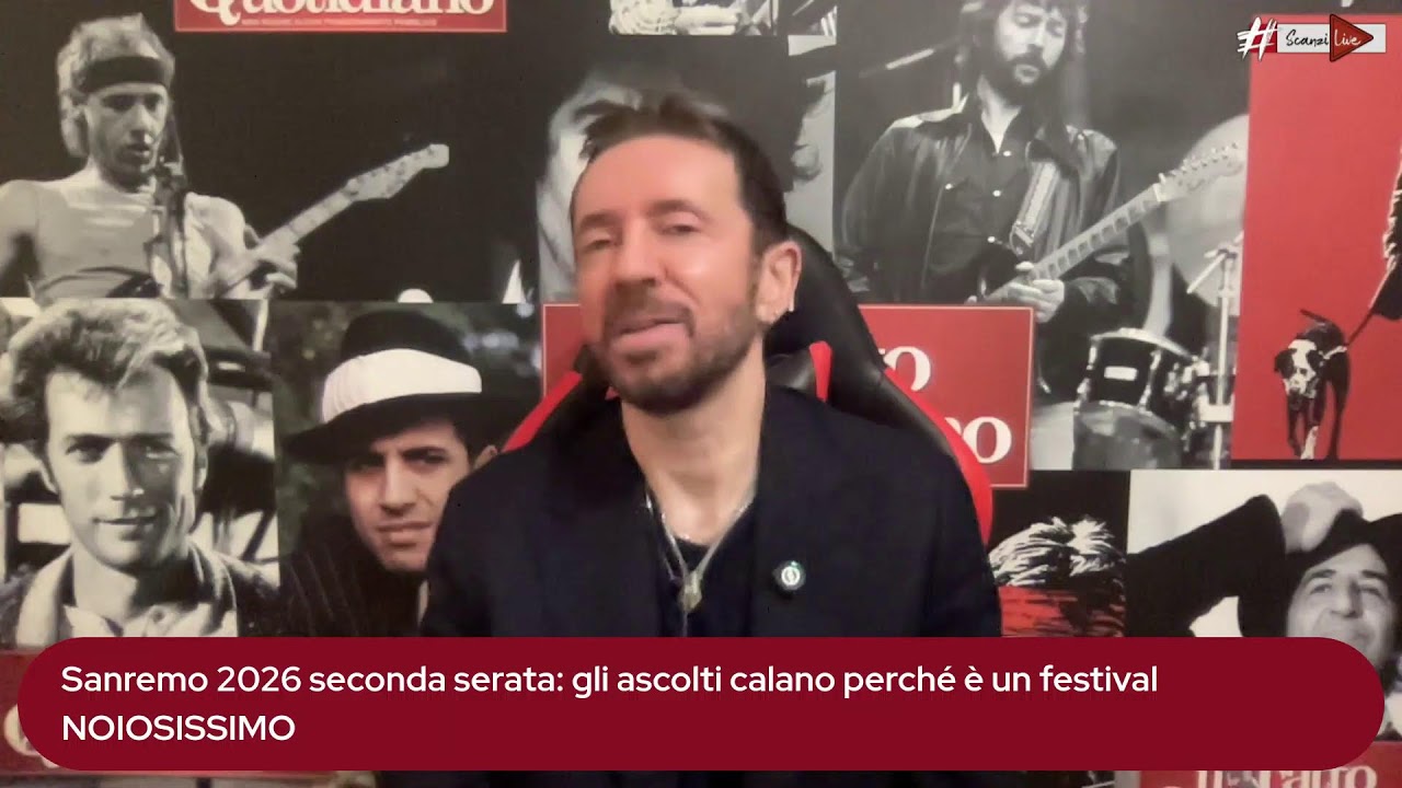 Sanremo 2026 seconda serata: gli ascolti calano perché è un festival NOIOSISSIMO