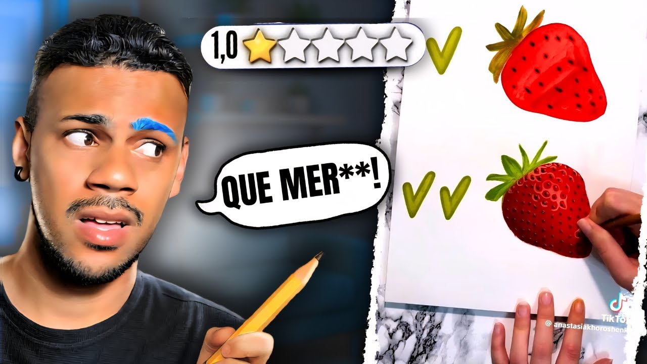 AVALIANDO & TESTANDO Tutoriais de Arte do TIKTOK - 9