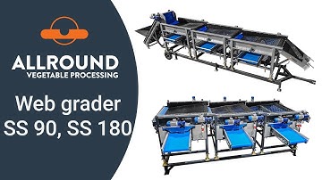 Allround Web graders SS 90, SS 180 | SAN | Allround Vegetable Processing