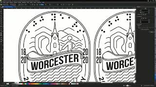 Worcester Bicentennial Logo Concept By Stephan Swanepoel | Speed Drawing