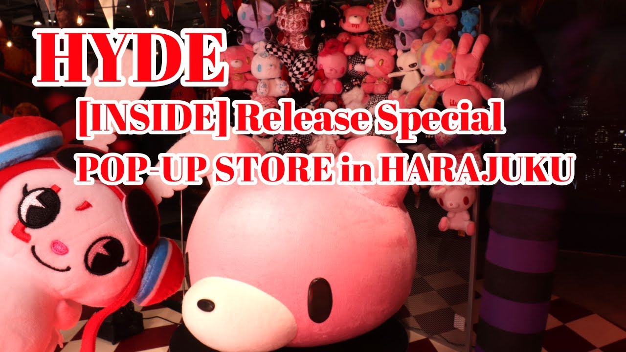 HYDE [INSIDE] Release Special POP-UP STORE in HARAJUKUに行ってきた
