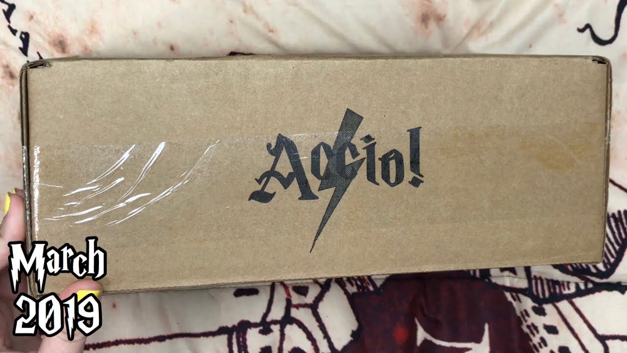 March 2019 Accio! Box Unboxing Harry Potter YouTube