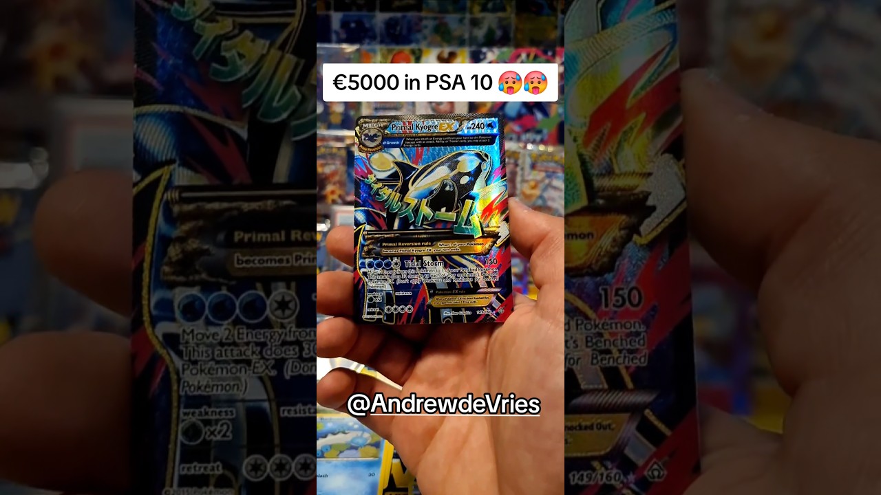 Pokemon XY Primal Clash Primal Kyogre EX 