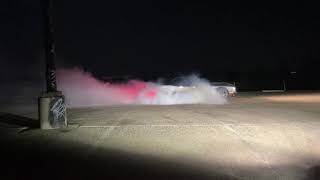 Challenger Burnout using Line Lock