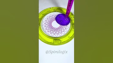 Spirograph Design #spirograph #relaxing #spiroart #trending #satisfying #art #spirographdrawing
