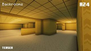 Backrooms Teaser but it's in Minecraft