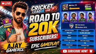 🏏 CRICKET LEAGUE LIVE 🔴 | Road to 20K Subscribers | Intense Gameplay screenshot 3