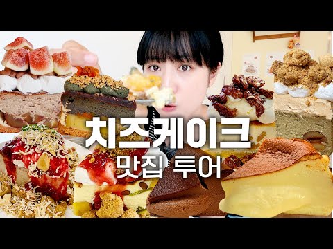 치즈케이크 투어🍰 요즘 치즈케이크는 이렇게 생겼습니다