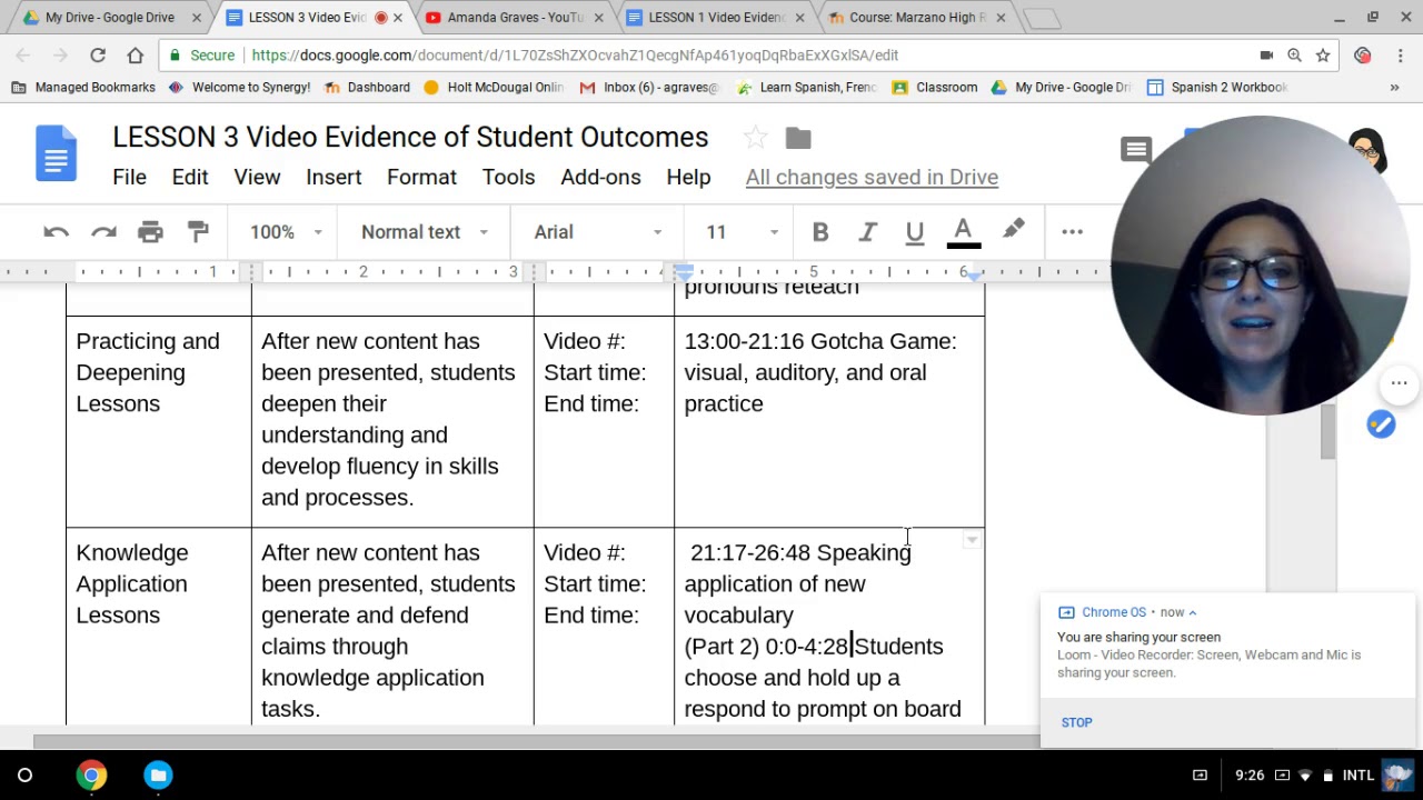 LESSON 3 Video Reflection - YouTube