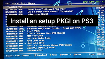 How to fully install and Setup PKGI Store on PS3 