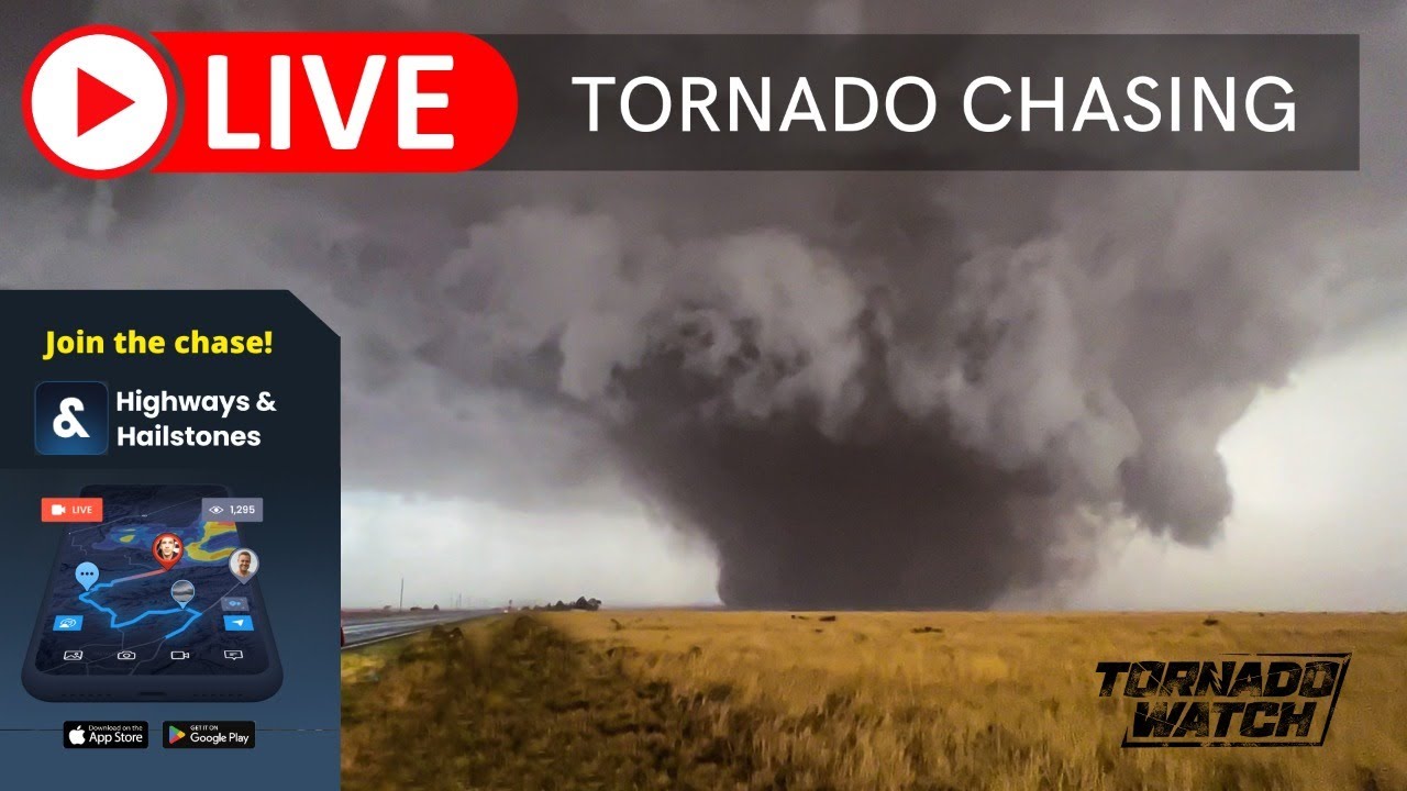 LIVE 🔴 Tornadoes & Large Hail Expected in Texas - YouTube