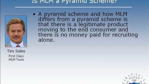 Handling MLM Objections: Is MLM a Pyramid Scheme?