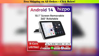 10.1" Hizpo 1Din Universal Android Car Radio 360Rotatable - Simple But Practical | Smart Choice