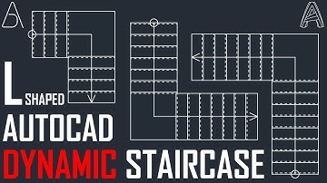 AutoCAD Dynamic Staircase Tutorial 2