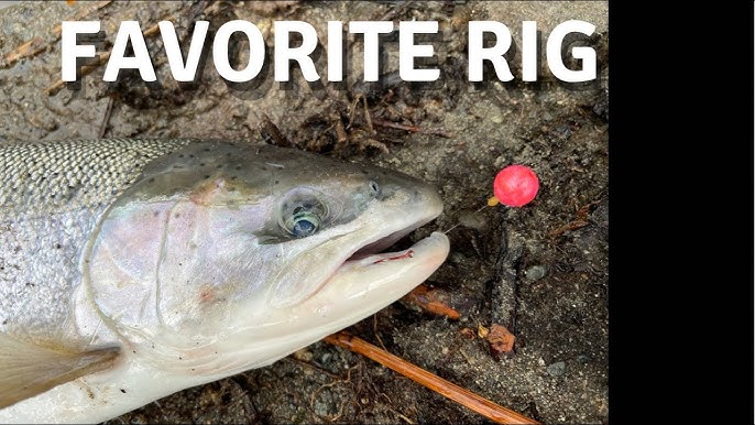 How to rig a soft bead for steelhead fishing. 