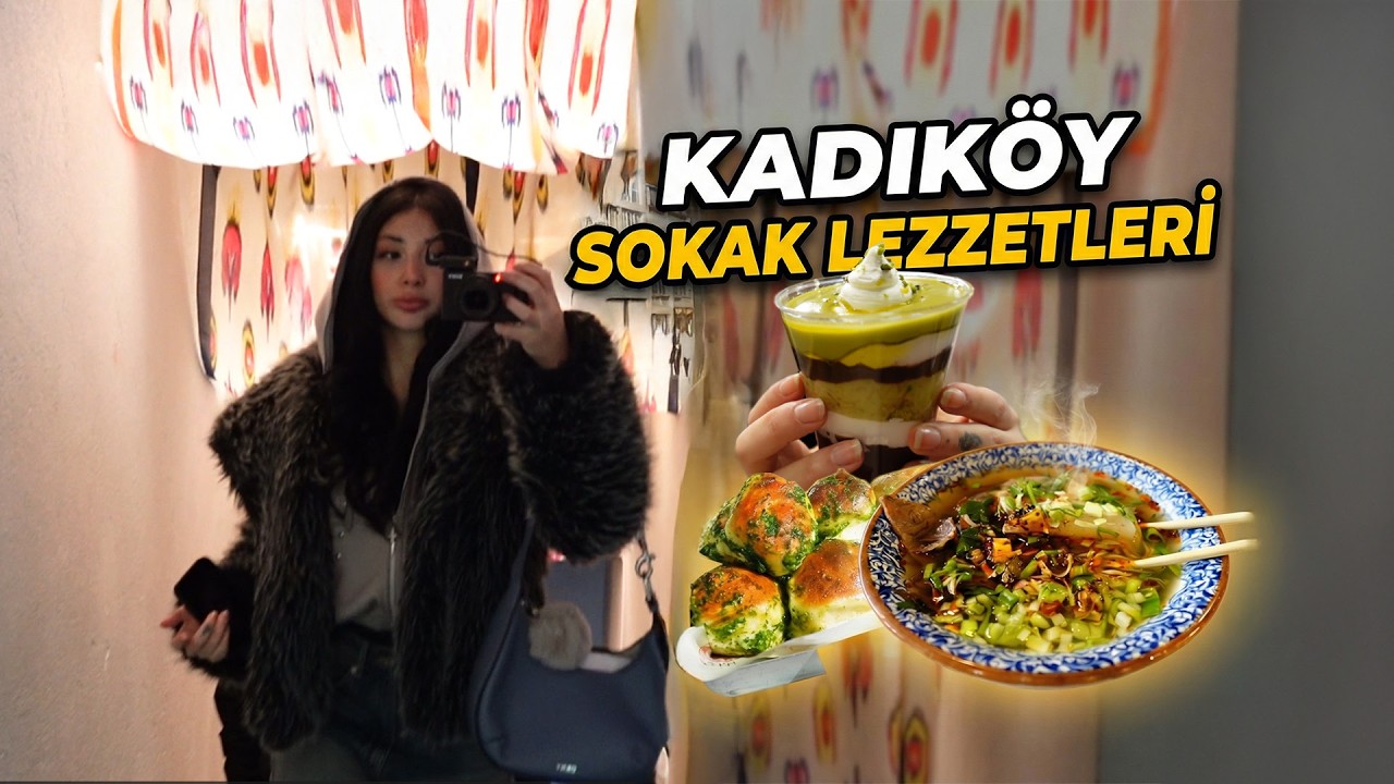 DİLRUBA İLE İSTANBUL'U GEZİYORUZ | Bölüm 2: Kadıköy Vlog – Sokak Lezzetlerini Denedik!