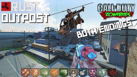 Rust Outpost BOTH ENDINGS Black Ops III Custom Zombies