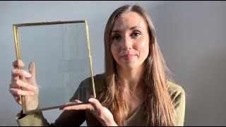 How Does The Dual Sided Folding Glass Frame from Amazon look