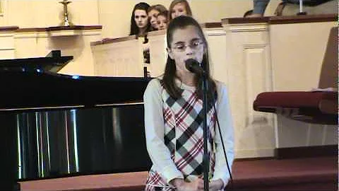 Emily Spofford singing "The Girl I Mean to Be"