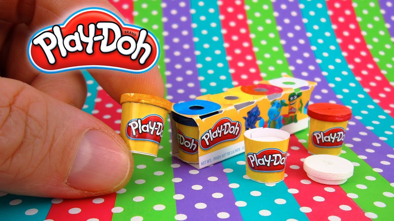 DIY Realistic Miniature Play-Doh Pack