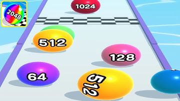 Ball Run 2048 ! All Levels Gameplay (519-523) android, ios