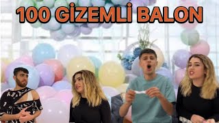 100 GİZEMLİ BALON ( SAKIN YANLIŞ BALONU PATLATMA) Ödül& Ceza