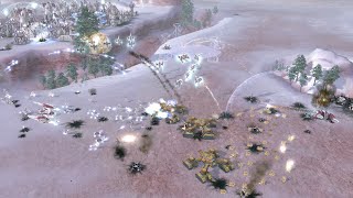 Aeon vs UEF - AI vs AI - Supreme Commander 2