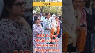 NSS camp Road safety Awareness programe @Imranmintoee #humanityfirst #socialwork #roadsaftey