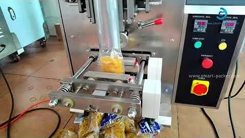 Rubber band elastic cord bungee multi heads weighing filling bag packaging machine testing video