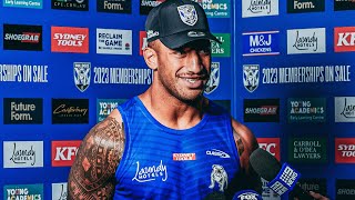 Viliame Kikau Press Conference: Round 3 v Wests Tigers