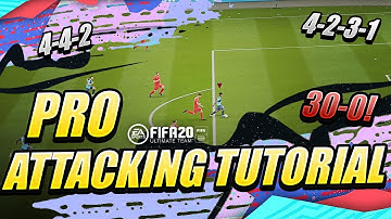 FIFA 20 PRO 30-0 ATTACKING TIPS TUTORIAL | HOW TO GET BETTER AT CREATING CHANCES | ULTIMATE TEAM