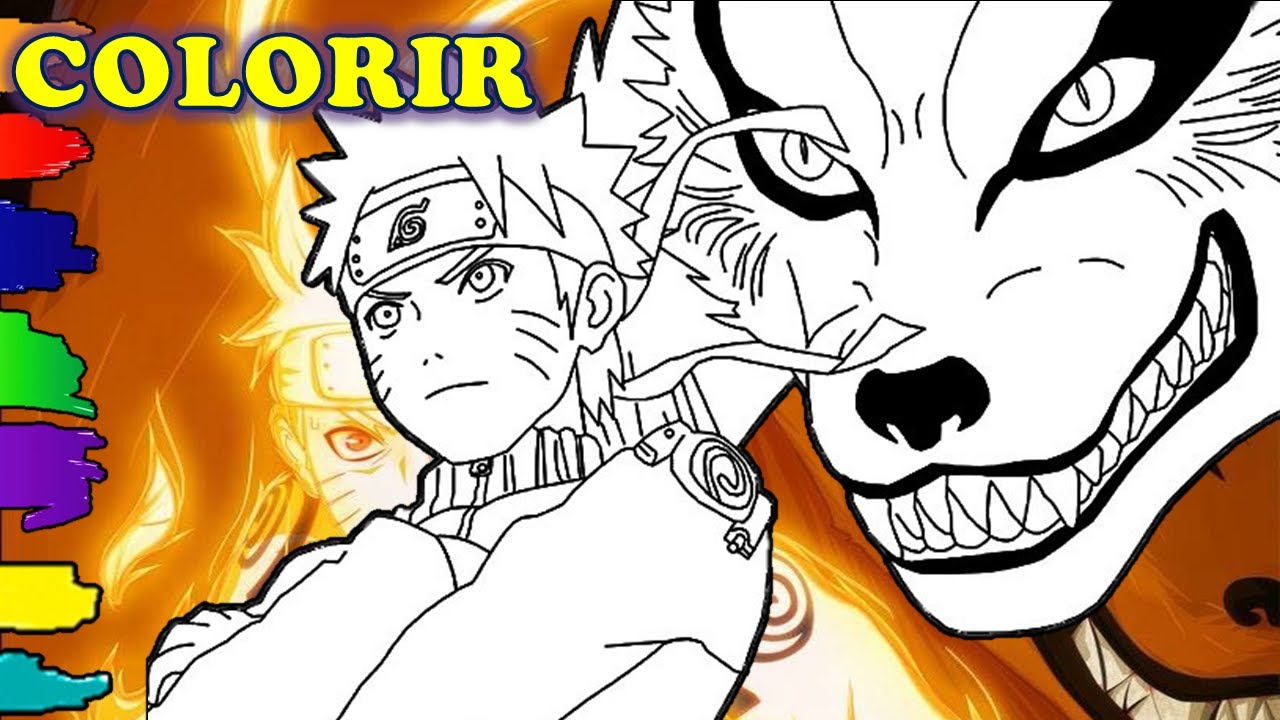 Naruto - Just Color Crianças : Páginas para colorir para crianças